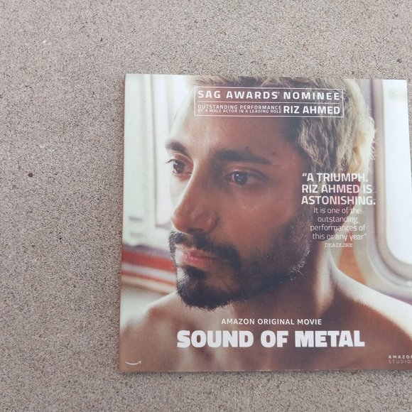 FOR YOUR CONSIDERATION - Sound Of Metal DVD SAG DVD Screener Riz Ahmed - Picture 2 of 10